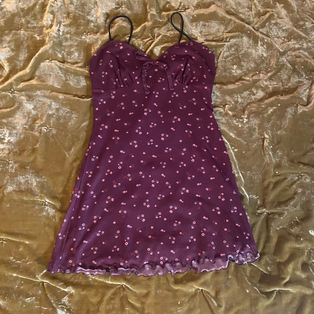 urban outfitters floral mini dress